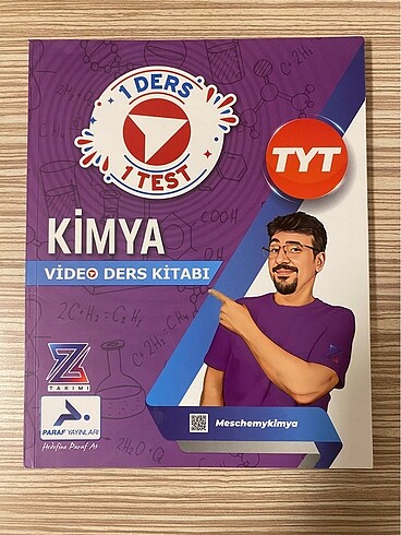 Paraf yayınları kimya video ders kitabı