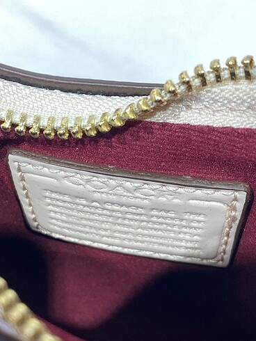 Coach Orijinal Coach Mini Çanta 14x9 cm Suni Deri, İthal Aksesuarlı, Ş