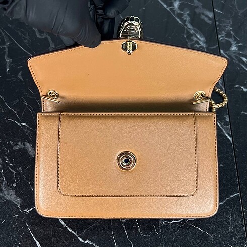 Beden siyah Renk Bvlgari Serpenti Forever Omuz Çantası