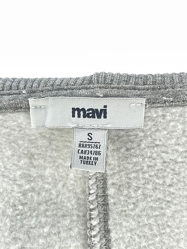 s Beden gri Renk Mavi Jeans Sweatshirt %70 İndirimli.