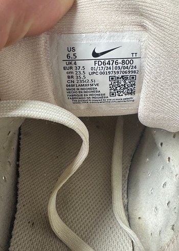 Nike Kadın Beyaz Spor Ayakkabı Wedge Topuklu - Görsel 4