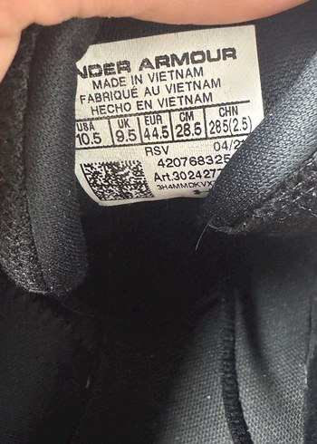 Under Armour Gri Erkek Spor Ayakkabı - Görsel 4