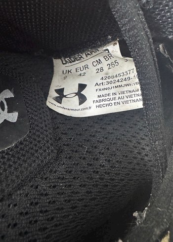 Under ARMOUR Siyah Erkek Koşu ve Antrenman Ayakkabısı - Görsel 4