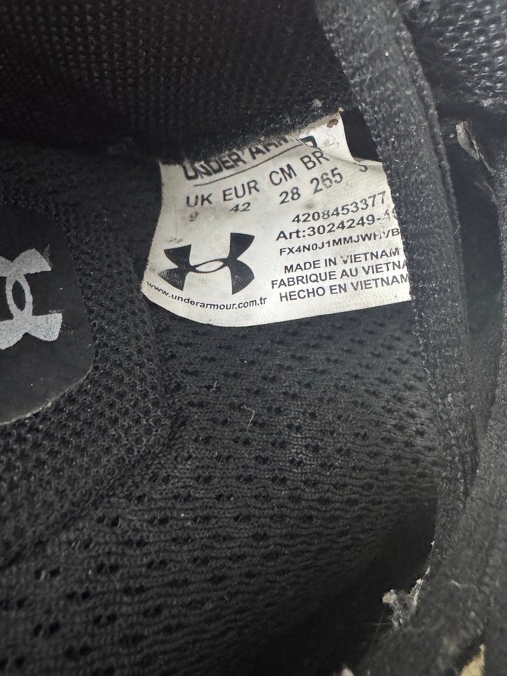 Under ARMOUR Siyah Erkek Koşu ve Antrenman Ayakkabısı - Görsel 4