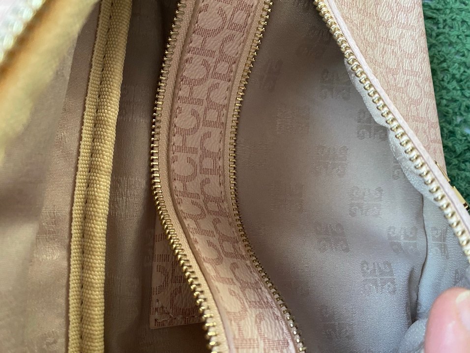 Pembe Baskılı Kadın Bel Çantası - Görsel 5