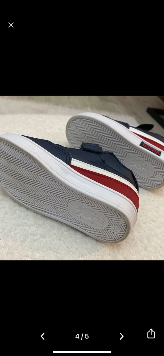 U.S. Polo Assn. Erkek Çocuk Mavi Spor Ayakkabı - Görsel 4