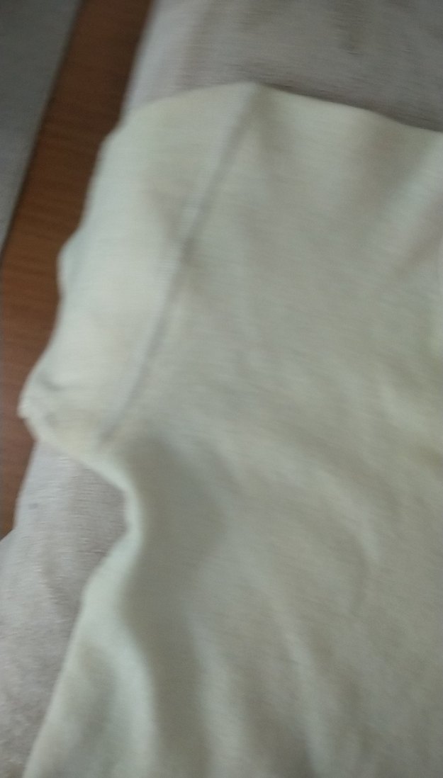 saf yün kısa kollu atlet - Görsel 3