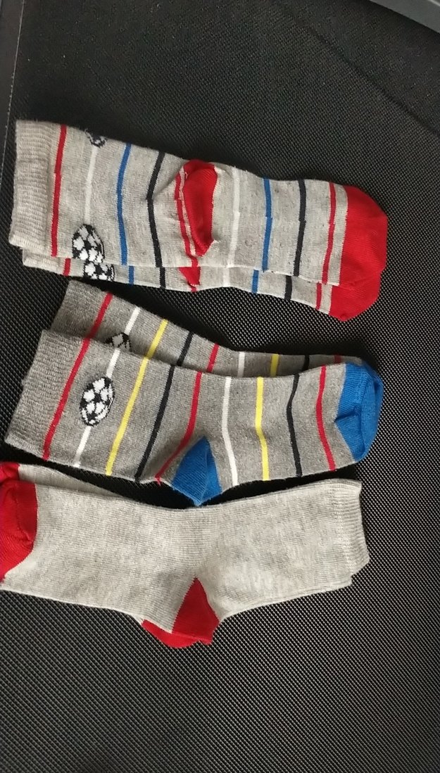 Çizgili Erkek Çorapları 3'lü Set - Görsel 2