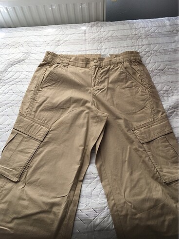 38 Beden camel Renk Kargo Pantolon