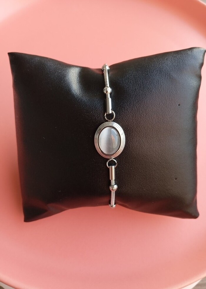 Çelik Kadın Bileklik - Görsel 2