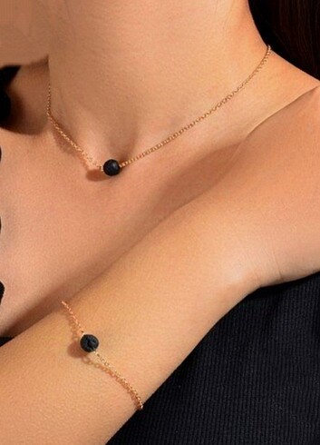 Unisex Boncuk Kolye - Görsel 2