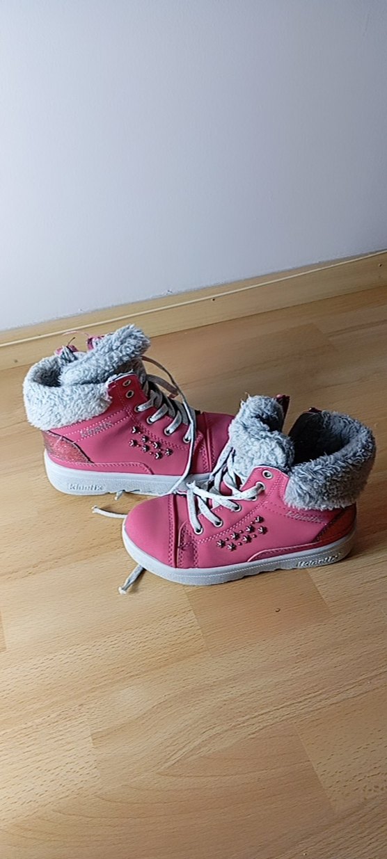 Pembe Bağcıklı Kız Botları - Görsel 2