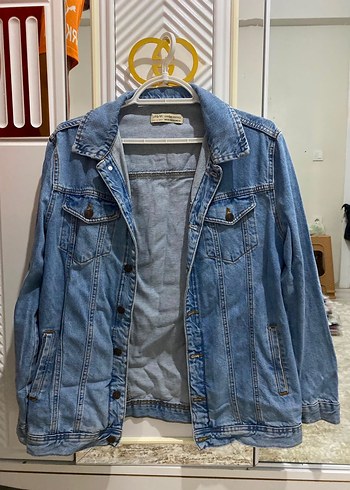 Dilvin Klasik Mavi Denim Ceket