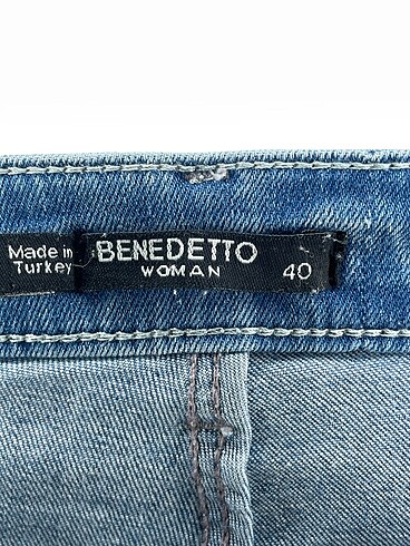 40 Beden mavi Renk Vintage Love Mini Şort %70 İndirimli.