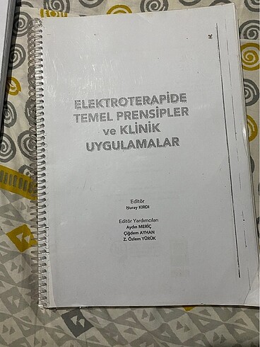 Elektroterapi ve ortopedik rehabilitasyon
