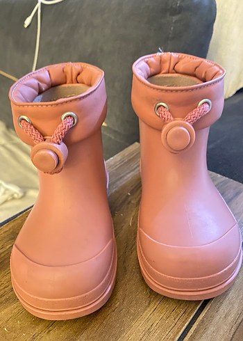 Pembe 22 numara igor Kız Çocuk Lastik Bot