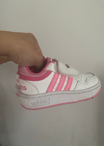 Kız Çocuk Pembe Cırt Cırtlı Spor Ayakkabı adidas - Görsel 3