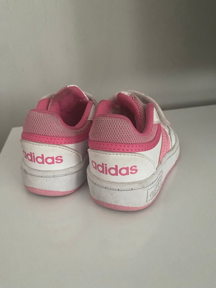 Kız Çocuk Pembe Cırt Cırtlı Spor Ayakkabı adidas - Görsel 5