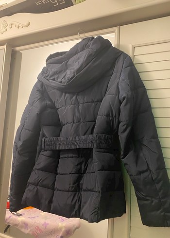 Siyah Düğmeli Midi Kadın kaban ve yağmurluk - Görsel 6