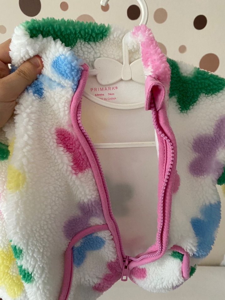 Kız Çocuk Peluş Ceket - Görsel 3