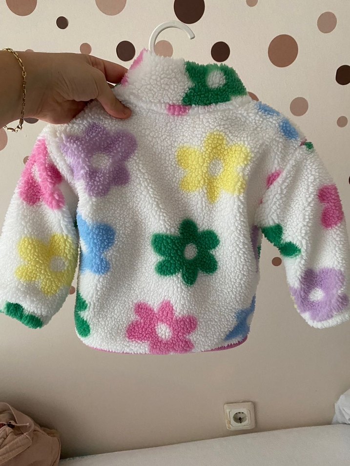 Kız Çocuk Peluş Ceket - Görsel 2