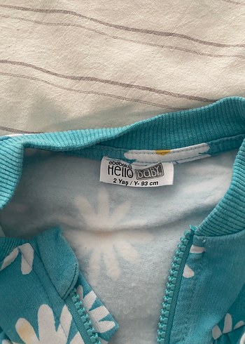 Mavi Papatya Desenli Bebek Takımı - Görsel 2