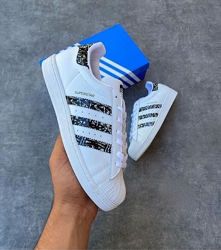 Adidas Sıfır Orijinal Adidas Süperstar Zebra