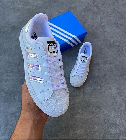 Adidas Sıfır Orijinal Adidas Süperstar Hologram