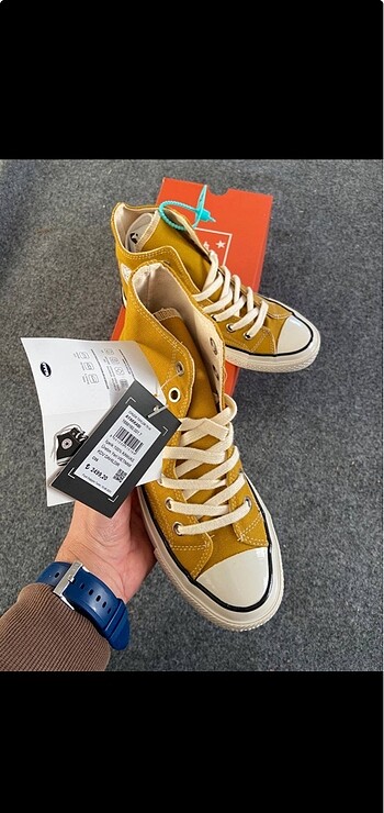 37 Beden sarı Renk Sıfır Orijinal Converse