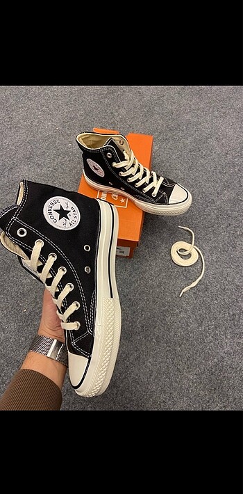 41 Beden siyah Renk Sıfır Orijinal Converse
