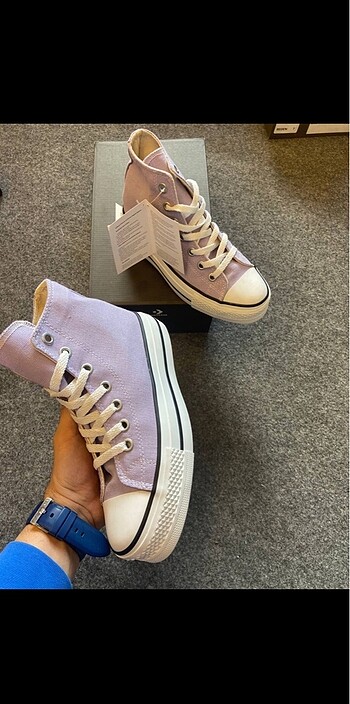 40 Beden mor Renk Sıfır Orijinal Converse