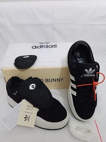 38 Beden siyah Renk Sıfır Orijinal Adidas Campus Bad Buny