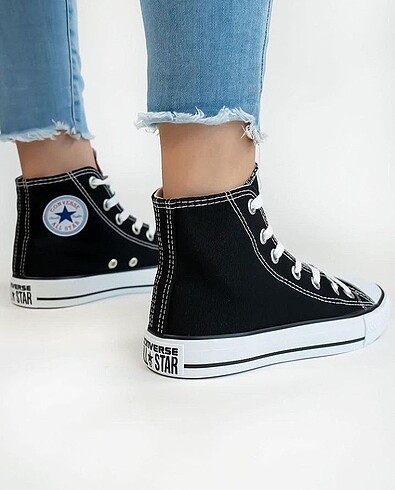 38 Beden siyah Renk Sıfır İthal Converse