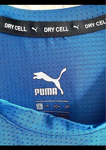 s Beden mavi Renk Sıfır Orijinal Puma Tişört