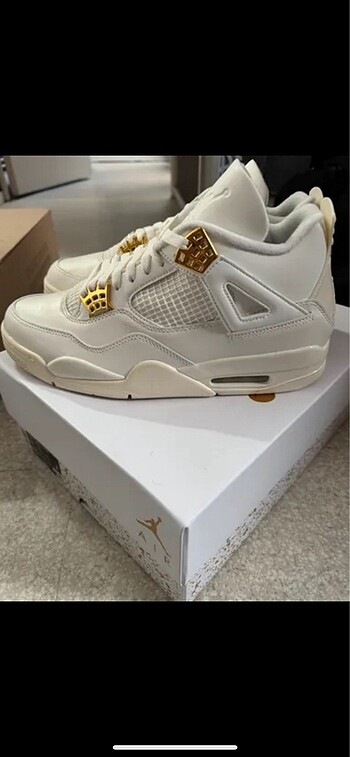 38 Beden beyaz Renk Jordan 4 Retro