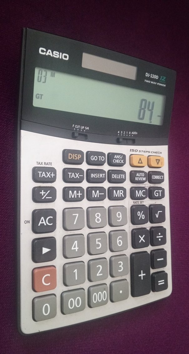 Casio DJ-220D Hesap Makinesi - Görsel 2