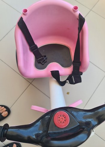 Pastel Pembe Üç Tekerlekli Çocuk Bisikleti - Görsel 3