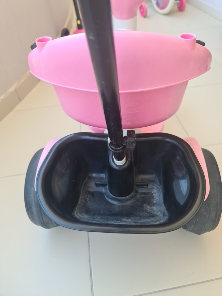 Pastel Pembe Üç Tekerlekli Çocuk Bisikleti - Görsel 5