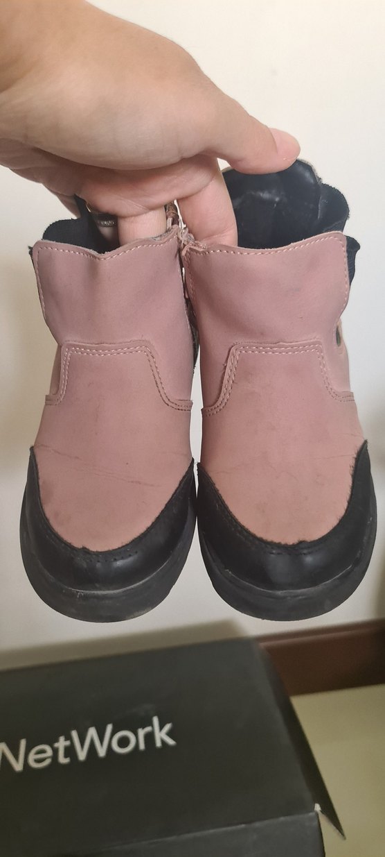 Kilitli Kız Çocuk Pembe Bot - Görsel 5