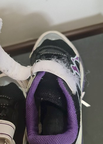 Kız Çocuk Mor Desenli Spor Ayakkabı - Görsel 7