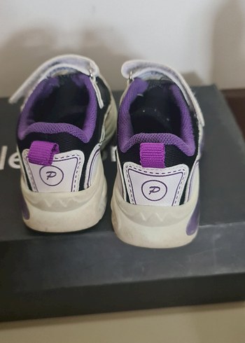 Kız Çocuk Mor Desenli Spor Ayakkabı - Görsel 5