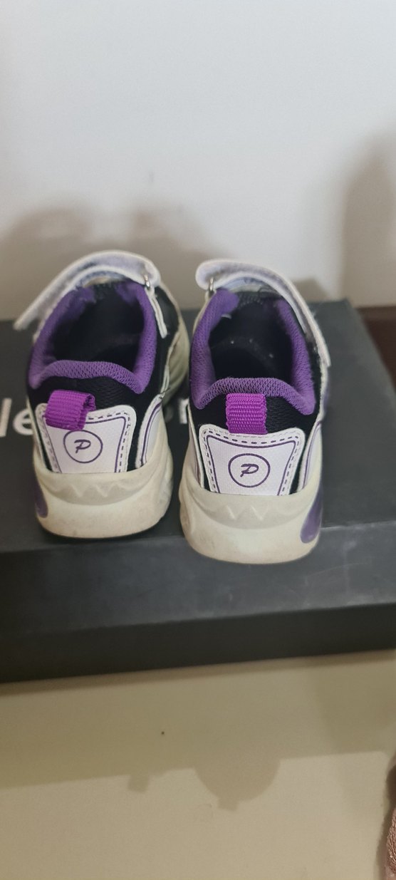 Kız Çocuk Mor Desenli Spor Ayakkabı - Görsel 5