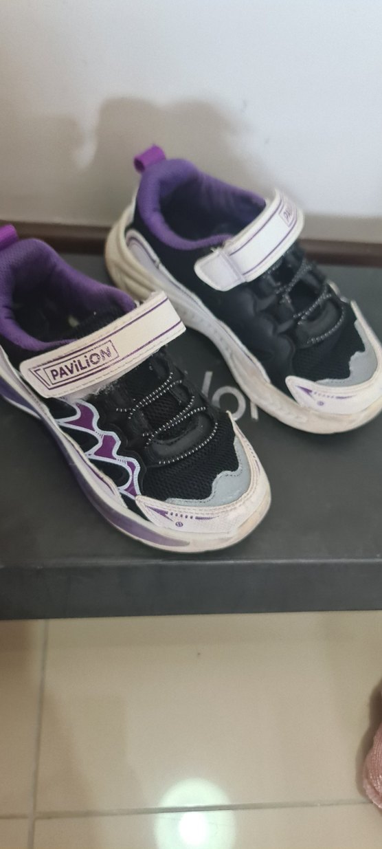 Kız Çocuk Mor Desenli Spor Ayakkabı - Görsel 3