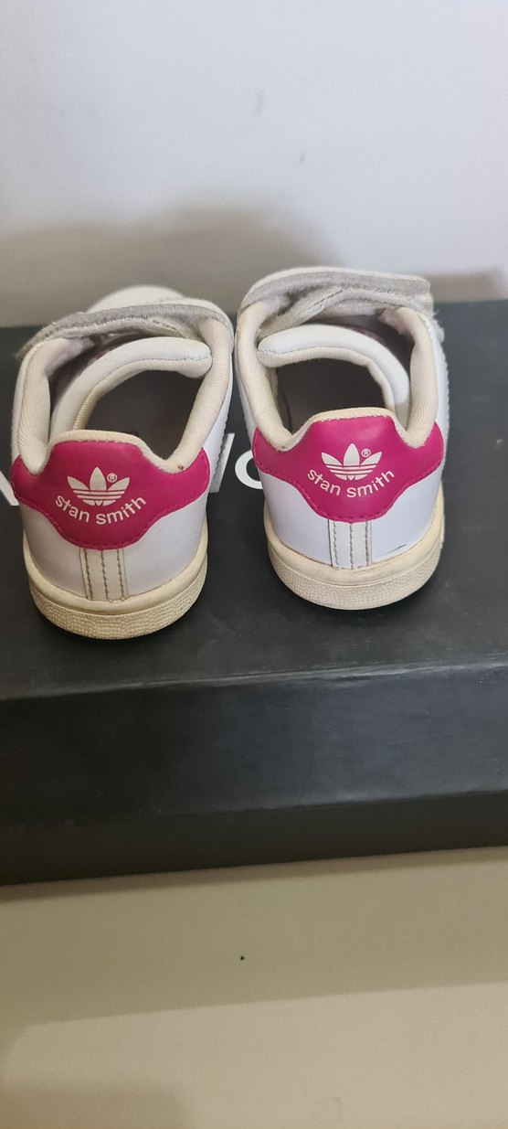 Kız Çocuk Beyaz Cırt Cırtlı Spor Ayakkabı - Görsel 3