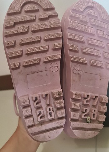 Kız Çocuk Pembe Lastik Bot - Görsel 6