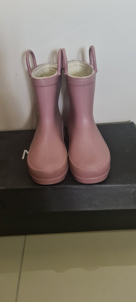 Kız Çocuk Pembe Lastik Bot - Görsel 2