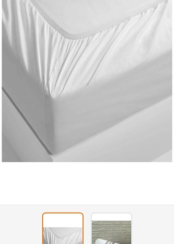 Lastikli Çift Kişilik Penye çarşaf - Görsel 2