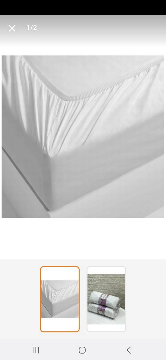 Lastikli Çift Kişilik Penye çarşaf - Görsel 2