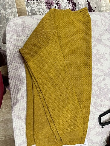 LCW hardal sarısı dokulu kazak - Görsel 3