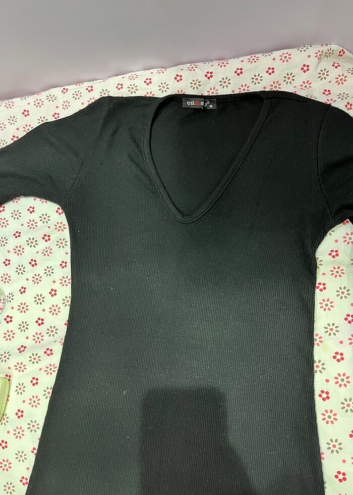 Uzun triko elbise - Görsel 3